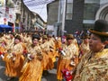 La Paz, June 15, 2019, Unknown dancers at the Entrada Universitaria in La Paz, Bolivia