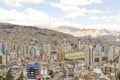 La Paz panoramic view, Bolivia. La Paz is the worlds highest capital