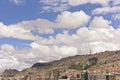 La Paz, View of brick houses hills, Bolivia, South America