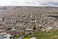 La Paz, View of brick houses hills, Bolivia, South America