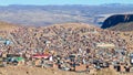 La Paz view from El Alto,Bolivia