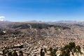 La Paz view from El Alto,Bolivia