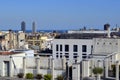 La Pedrera Gaudi`s house rooftop view of Barcelone