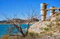 La Pedrera Reservoir in Orihuela. Spain