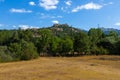 La Pedriza National Park on the southern slopes of the Guadarrama mountain range in Madrid, with cascades. It is one of the larges