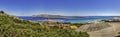 La Pelosa beach in the town of Stintino, Sardinia, Italy Royalty Free Stock Photo