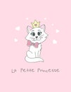 La petite Princesse girl phrase in French means Little Princess.