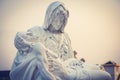 La Pieta statue - The blessed Virgin Mary holding dead Jesus Christ body Royalty Free Stock Photo
