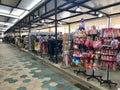 La Pineda, Spain, June 2019 - A store filled with lots of luggage