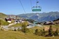 La Plagne in French Alps Royalty Free Stock Photo