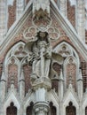 La Plata, Argentina 03 20 2024: Architectural detail Cathedral of the Immaculate Conception La Plata