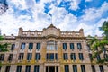 La Plata university facade and beautiful sky