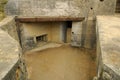 La Pointe du Hoc in Criqueville sur Mer in Normandie Royalty Free Stock Photo