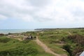 La Pointe du Hoc was during World II ihe highest point between the American sector landings Royalty Free Stock Photo