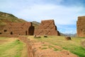 La Portada de Rumicolca, Ancient Gates and Aqueducts Near Lake Huacarpay in Cusco Region, Quispicanchi Province, Peru Royalty Free Stock Photo