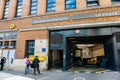 La Poste branch and parcel shipping platform entrance in the heart of Paris