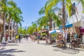 La Quinta Avenida street road walk Playa del Carmen Mexico