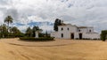 View of the Monastery of Santa Maria de la RÃÂ¡bida Royalty Free Stock Photo