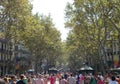 La Rambla - Barcelona Royalty Free Stock Photo
