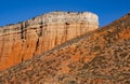 La Rambla de Barrachina desert place of red shales of Teruel Royalty Free Stock Photo