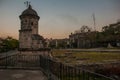 La Real Fuerza Fortress in the evening. Castillo de la Real Fuerza - Old Havana, Cuba Royalty Free Stock Photo