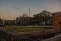 La Real Fuerza Fortress in the evening. Castillo de la Real Fuerza - Old Havana, Cuba Royalty Free Stock Photo