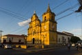 La Recoleccion Church in Leon Nicaragua, Central America, at sunset Royalty Free Stock Photo