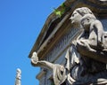 La Recoleta Cemetery - woman statue and mausoleum