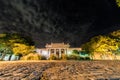 La Recoleta cemetery at night. Buenos Aires, Argentina Royalty Free Stock Photo