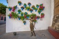 La Regadora (Watering Can Lady) - Monument to yard caretakers - Cordoba, Spain Royalty Free Stock Photo