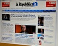 La Repubblica website