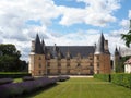 La Roche castle in summer, Vienne, France. Royalty Free Stock Photo