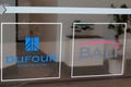 Dufour bali catamarans Yacht logo brand and text sign Luxury yachts Sailboats