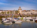 La Rochelle, the French city and seaport, France Royalty Free Stock Photo