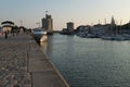 The La Rochelle harbor