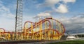 La Ronde Amusement park rides Royalty Free Stock Photo