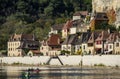 La Roque Gageac, one of the most beautiful villages of France, Dordogne region Royalty Free Stock Photo