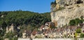 La Roque Gageac, one of the most beautiful villages of France, Dordogne region Royalty Free Stock Photo