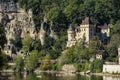 La Roque Gageac, one of the most beautiful villages of France, Dordogne region Royalty Free Stock Photo
