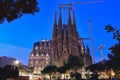 La Sagrada Familia, Barcelona, Spain.