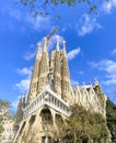 La Sagrada Familia, Barcelona, Spain Royalty Free Stock Photo