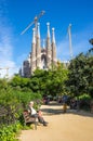 La Sagrada Familia Royalty Free Stock Photo