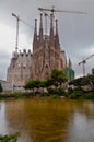 La sagrada Familia cathedral Nacimiento fachade