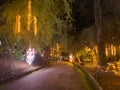 La Salette park during Christmas season