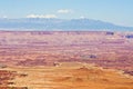 La Salle Mountains over Canyonlands Utah