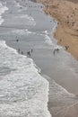 La Salvaje beach from above. Basque country, Spain