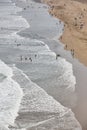 La Salvaje beach from above. Basque country, Spain