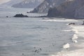 La Salvaje beach viewed from above. Basque country, Spain