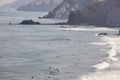 La Salvaje beach viewed from above. Basque country, Spain