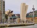 La Salve Bridge in Bilbao Royalty Free Stock Photo